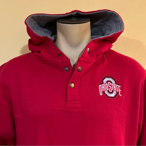Ohio State buckeyes varsity pullover sweatshirt heavy Colosseum men’s large new - Picture 2 of 8